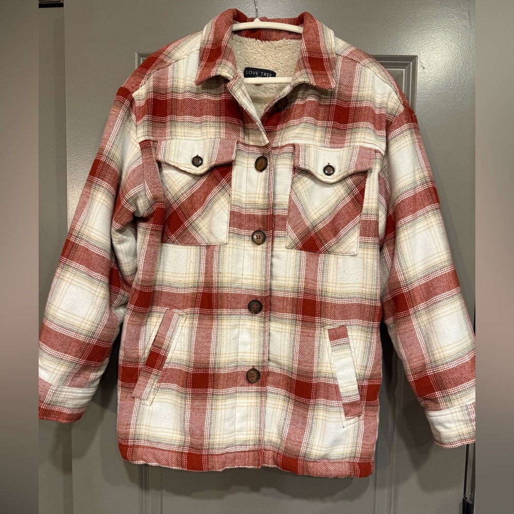 Cozy Times Red Plaid Jacket